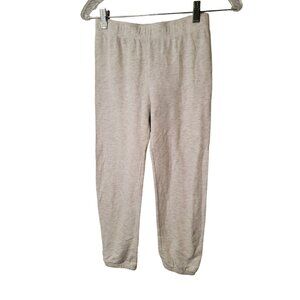 Monrow Size 8 Girls Pants Light Gray Jogger Sweatpants NWT